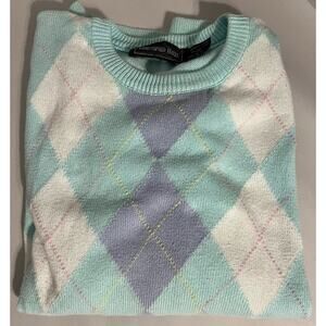 Vintage Christopher Hayes Sweater Pink Purple Small Unisex